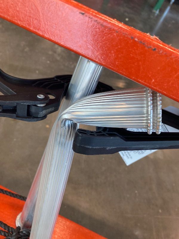 Photo 1 of **MAJOR DAMAGE**
Louisville Ladder 10-Foot Fiberglass Step Ladder, 300-Pound Load Capacity, Type IA, FS1510