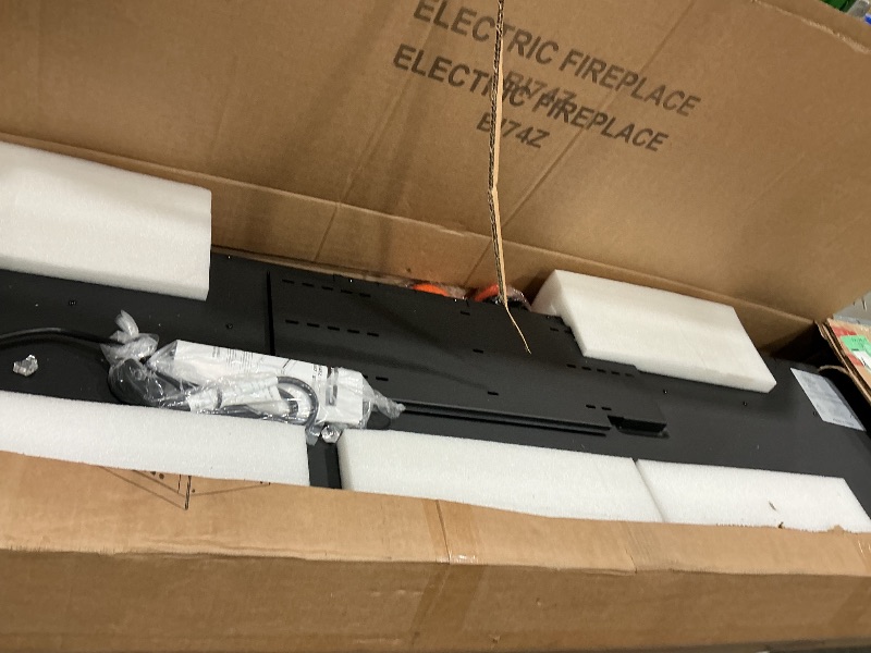 Photo 1 of *MINOR DAMAGE - USED*
Benrocks 74'' Slim Electric Fireplace Inserts - WiFi-Enabled, Alexa & App Control, Recessed & Wall Mounted, 13 * 13 * 3 Flame Color Combinations, 750W/1500W, Black