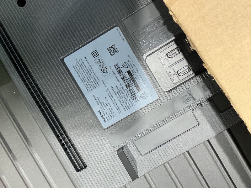 Photo 1 of **MAJOR DAMAGE - See Clerk Notes**
Samsung 55-Inch Class Crystal UHD U8000F 4K Smart TV (2025 Model) Endless Free Content, Crystal Processor 4K, MetalStream Design, Knox Security, Compatible with Alexa