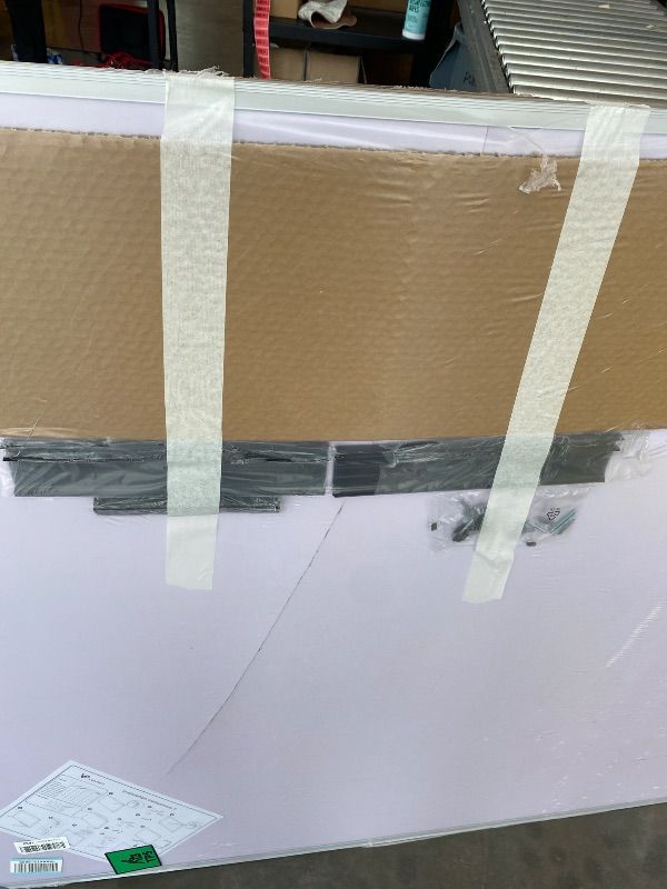 View 4 of ***BIG CRACK*** VIZ-PRO Dry Erase Board/Whiteboard, 72 x 48 Inches, Wall Mounted Board for School Office and Home 6' x 4'