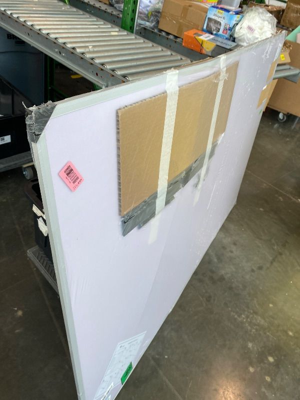 View 3 of ***BIG CRACK*** VIZ-PRO Dry Erase Board/Whiteboard, 72 x 48 Inches, Wall Mounted Board for School Office and Home 6' x 4'
