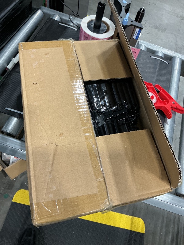 Photo 1 of WOWLIVE 9 Tiers Large Shoe Rack Storage Organizer for Closet 50-55 Pairs Shoe Tower Unit Shelf Stackable Shoe Rack with Metal Pipes Plastic Connectors Black(SSS3B9)