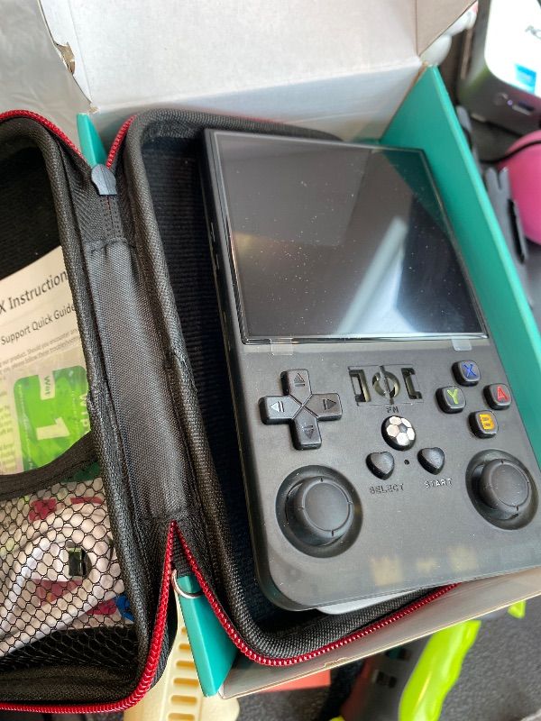Photo 1 of **MINOR DAMAGE - USED**
R36MAX Retro Handheld Game Console, Black
