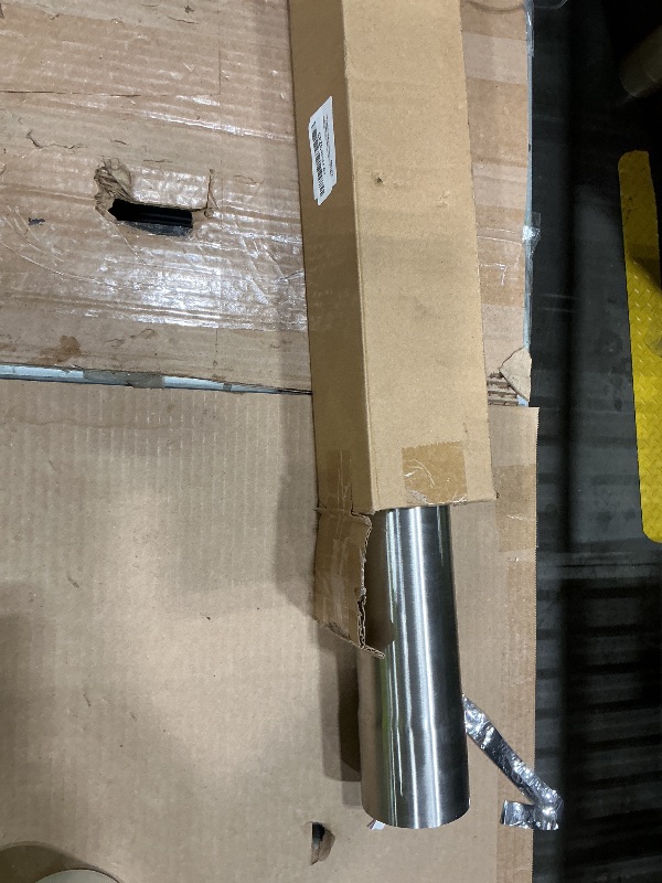 Photo 1 of 3 Inch Exhaust Pipe T304 Stainless Steel Exhaust Tubing,Tailpipe Inlet and Outlet 3"ID Length 17.3" Straight Exhaust, Universal Connector Adapter Tubo, Metal Tubing