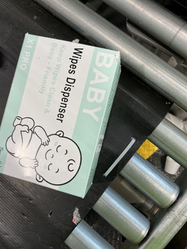 Photo 1 of ***Lid Hinge Is Missing*** Wipes Dispenser, Wipe Holder for Baby & Adult, Seposeve Refillable Baby Wipe Container, Keeps Wipes Clean. Non-Slip, Easy Pull Wipes Pouch Case, Grey