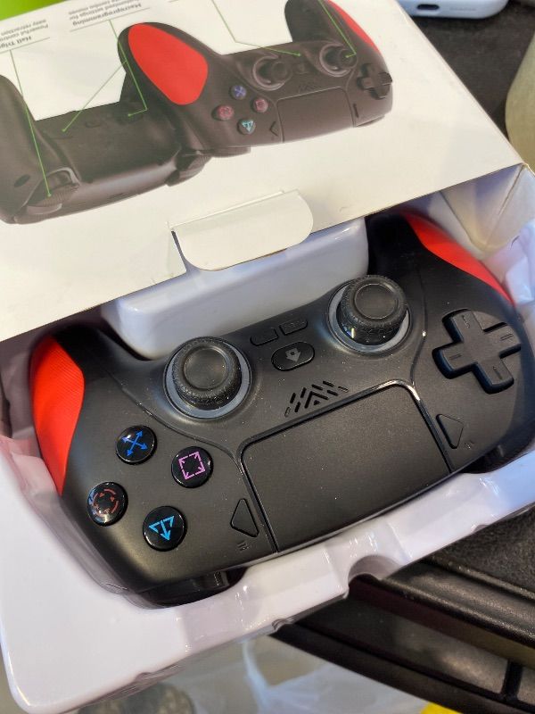 Photo 1 of *UNTESTED*
IWGAME RGB Light Wireless Controller With Back Buttons, Gaming Controller with Hall Effect Joysticks & Triggers Support Programmable, Reamp, Turbo Functions, Dual Vibration, 3.5MM Audio Jack(Black)