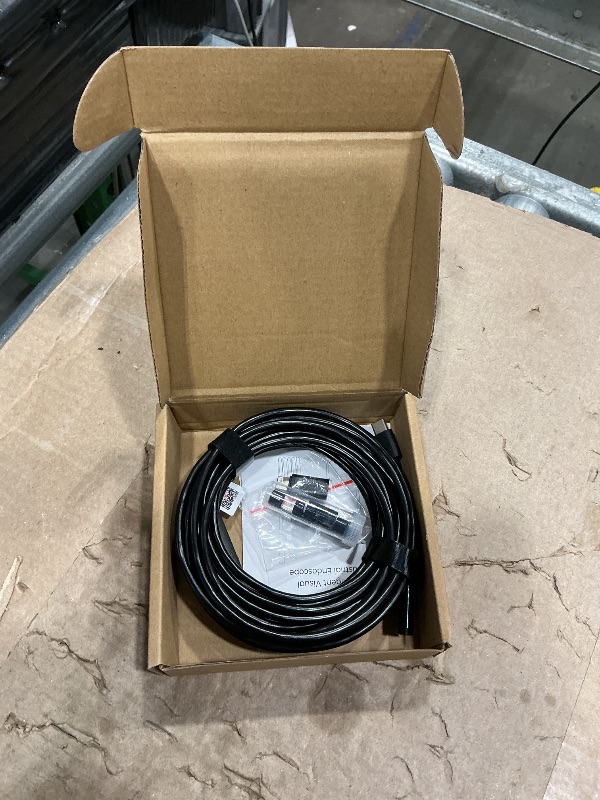 Photo 1 of [Dual-Lens] Endoscope Camera with Light, 1920P HD Borescope with 8+1 Adjustable LED Lights, IP67 Waterproof 16.5FT Semi-Rigid Snake Cord Inspection Camera for iPhone, iPad and Android Phone (Type C)