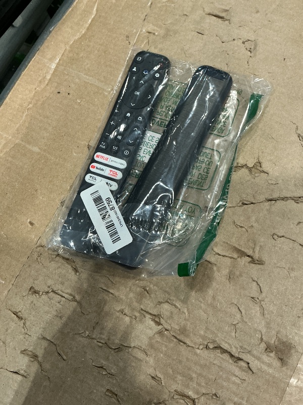 Photo 1 of (Pack of 2) Replacement-for-TCL-Google-TV-Remote-Control,Universal Remote for TCL Smart UHD HDR LED Mini QLED 4K Google TVs(Not for Fire or Roku TVs)