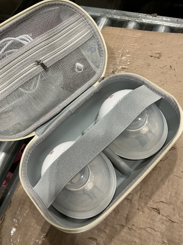 Photo 1 of ***VERY USED*** Momcozy M5 Smart APP Controlled Wearable Breast Pump, Hands-Free Wireless Electric Pump, 3 Modes 9 Suction Levels, BPA-Free, Portable Lightweight, 24mm Flange, 2-Pack Cozy Red