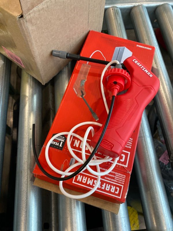 Photo 1 of ***MISSING PIECE*** CRAFTSMAN Battery Powered Sprayer Wand (CMXCAFG190640) Easily Attaches to Most Ready to Use Chemical Bottles for Gardening, Lawn and Disinfecting