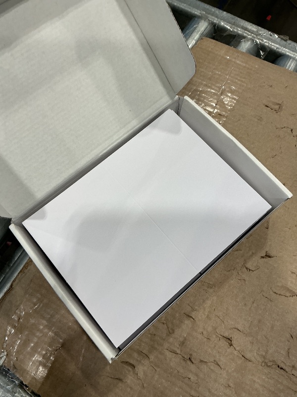 Photo 1 of 100 Pack White Blank Cards and 100 Pack Envelopes 4x6, Note Greeting Cards and Envelopes Set, Folded Cardstock with Self-Seal Envelope for DIY Greeting Thank you Cards, Invitations in All Occasions