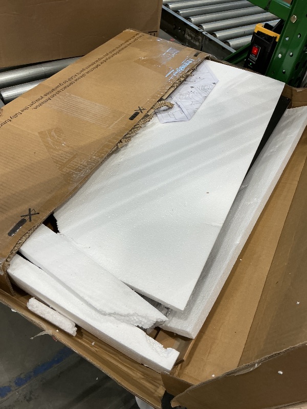 Photo 1 of *PARTIAL SET*
Lufeiya Small L Shaped Desk with Power Outlet Shelves, 40 Inch Reversible Corner Desk for Small Space Home Office, L-Shaped Computer Desk PC Desks with Charging Station, Rustic Brown 
*MISSING PARTS - See Clerk Notes*