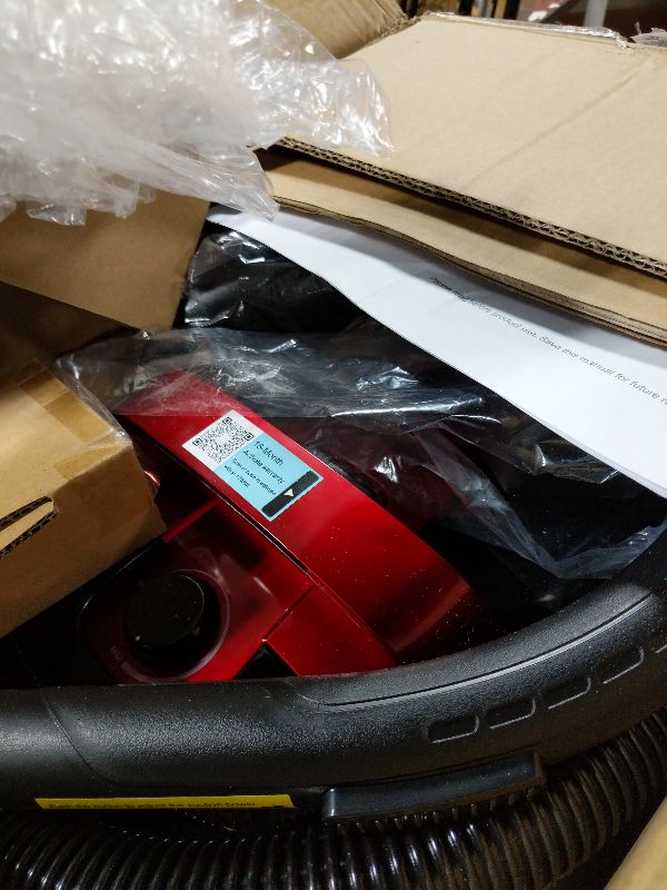 Photo 1 of 1600W Canister Vacuum Cleaner, Bagless Vacuum Cleaner with 45kPa Strong Suction, 4L Large Dust Cup, Variable Speed Control, 5 Tools, Lightweight Canister Vacuum for Home, Pet, Carpet, Hard Floor