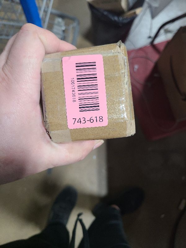 Photo 1 of 1" Curtain Rod Telescoping Single Drapery Rod 36-72 Inches, Square Finials, Bronze