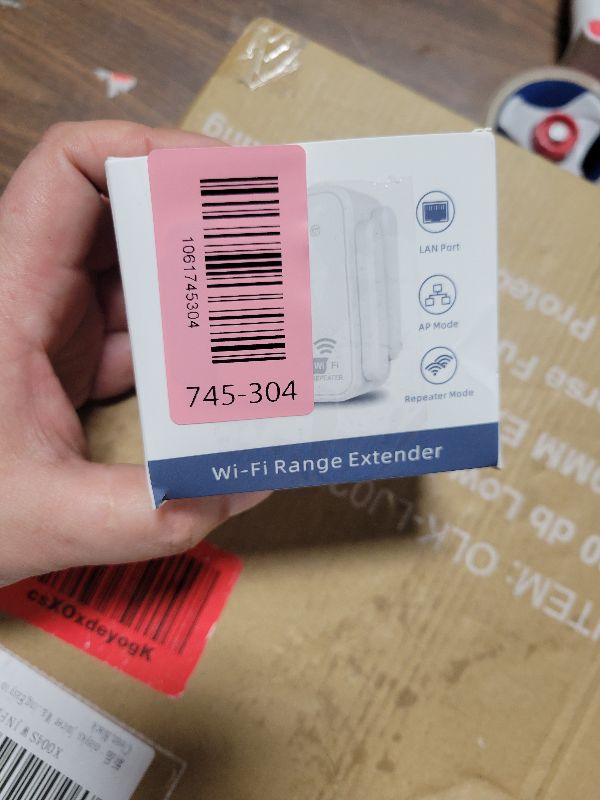 Photo 1 of 1200Mbps WiFi Extender Signal Booster for Home, Dual Band 5GHz/2.4GHz Wireless Internet Repeater with 4 External Antennas, Covers Up to 3600 Sq.ft & Supports 80 Devices, AP Mode with Ethernet Port