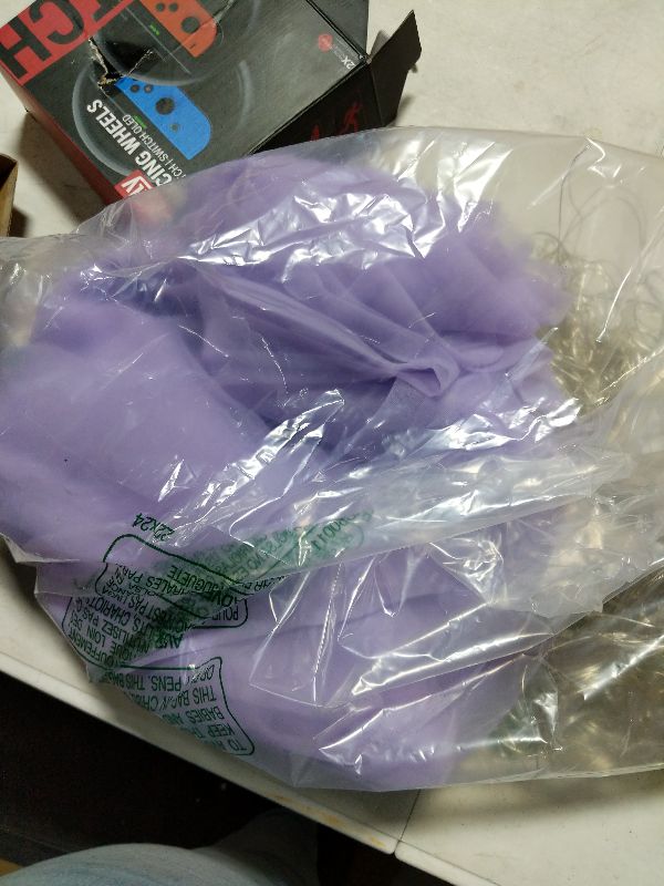 Photo 1 of 10x8ft Purple Tulle Backdrop Curtain with Lights String for Parites, Sheer Backdrop Curtains for Wedding Baby Shower Birthday Party Photo Shoot Decorations