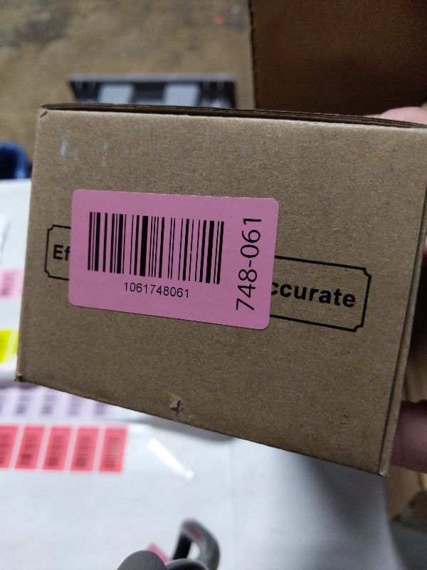 Photo 1 of 1D Handheld Barcode Scanner – Wireless Range Up to 328ft, Perfect for Retail, Warehouse, and Office Use