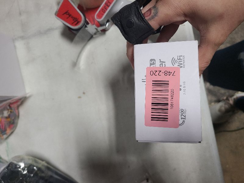 Photo 1 of 105-Device Compatible WiFi Extender Signal Booster, WiFi Extender, 12880 Sq.Ft Long Range, Dual Band 5GHz/2.4GHz 1200Mbps, Simple Installation for Home & Outdoor