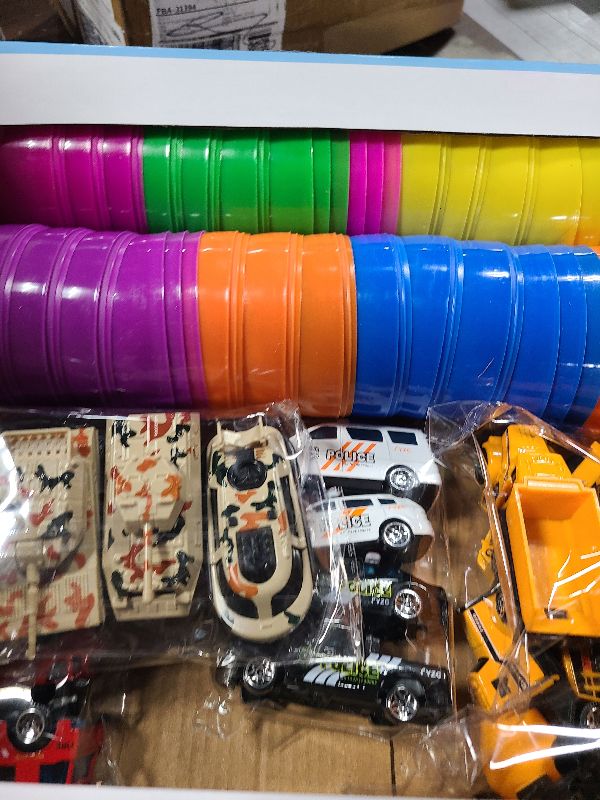 View 2 of 18 Pcs Prefilled Easter Eggs with Alloy Vehicles for Kids Die-Cast City Car Toys Construction Vehicles Easter Basket Stuffers Egg Fillers Egg Hunt Party Favors Classroom Prizes for Boys