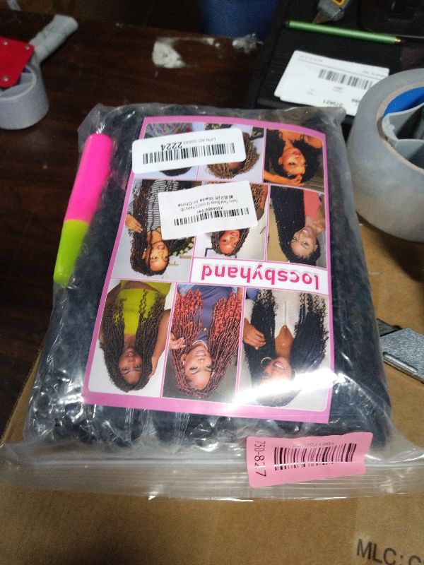 Photo 1 of 14 Inch 10 Packs Yanky Twist Crochet Hair Pre-twisted Natural Black Kinky Mini Spring Twist Plus Small Curly Senegalese Twist Braids (1B)
