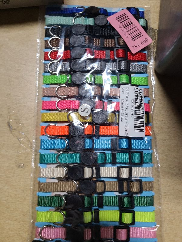 Photo 1 of 20 PCS Puppy Collars for Litter,Puppy Collars for Small Puppies,Nylon Breakaway ID Collar Whelping Litter Collars(S)