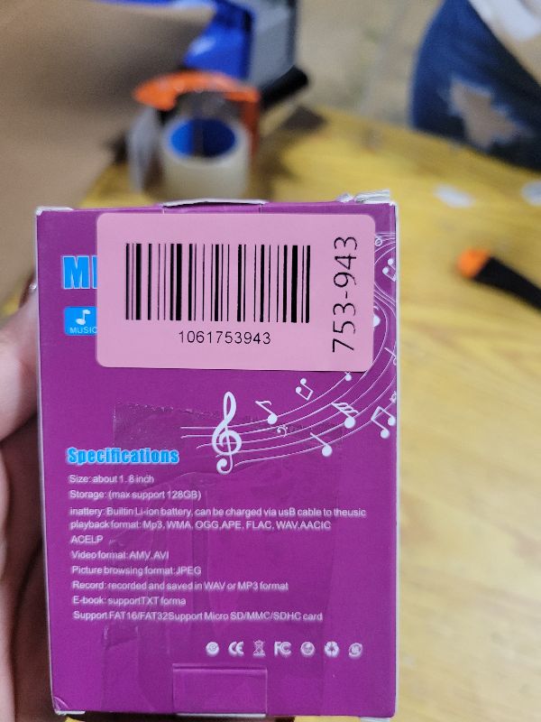 Photo 1 of 144GB MP3 Player with Bluetooth 5.2 Portable Multi-Function Music Player with HD Speaker,FM Radio, Voice Recorder, E-Book Slim Design Metal Shell (Earphones Included)