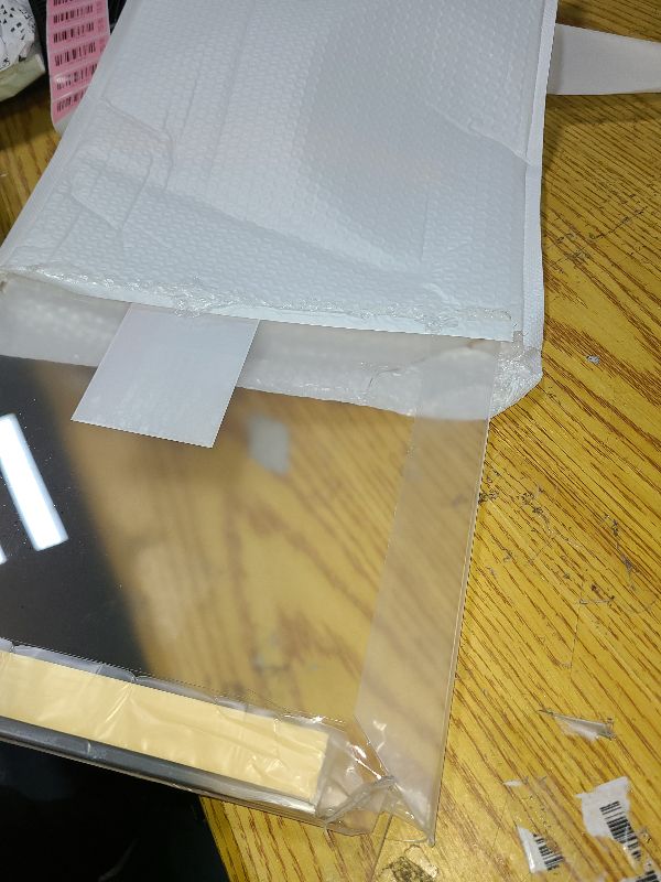 Photo 1 of 12 x 16 Acrylic Picture Frame, Horizontal/Vertical Clear Photo Frame for Wall with Tape, No Drilling Floating Hanging Frameless Picture Frame, Wall Mount Sign Holder 12x16 for Home, School, Office