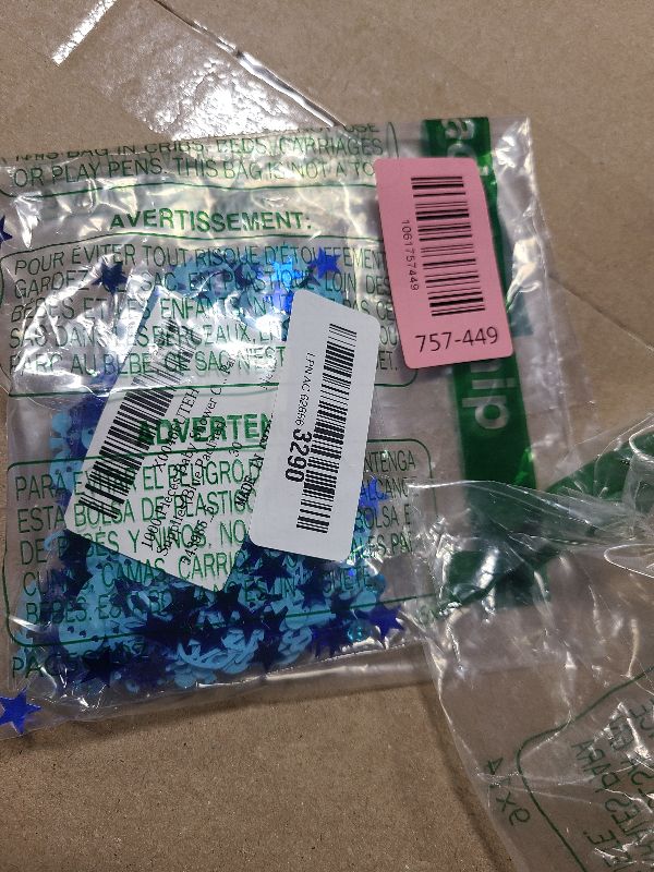 Photo 1 of 1000 Pieces Baby Shower Confetti - Baby Shower Decorations Boy Table Scatter Confetti, Blue Sprinkles Decor Confetti for Baby Shower Gender Reveal Party Supplies(Blue Pacifier)