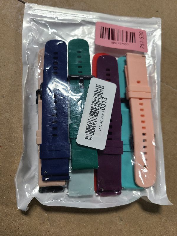 Photo 1 of [10-Pack]Compatible with iTech Fusion 3 Smartwatch Strap, Soft Silicone Glossy Replacement Wristband Sport Band Bracelet for iTech Fusion 3 for Men/Women