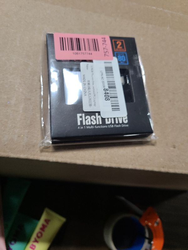 Photo 1 of 128GB Thumb Drive for Phone/Pad/Android/PC/Laptop