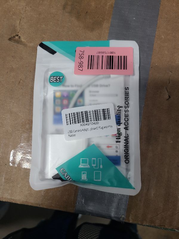 Photo 1 of [Apple MFi Certified] Lightning to USB Camera Adapter with Charging Port for iPhone, High-Speed & Portable USB 3.0 Female OTG Adapter for iPad, Support Flash Drives Keyboard, Plug and Play