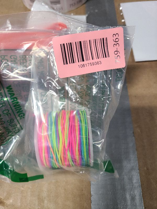 Photo 1 of 1mm Stretchy Bracelet String, Sturdy Rainbow Elastic String Elastic Cord for Jewelry Making, Necklaces, Beading and Crafts