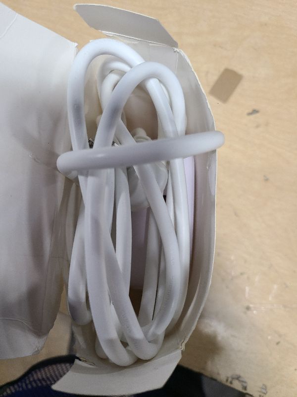 Photo 1 of 10 Ft Surge Protector Power Strip - YISHU 3 Side Outlet Extender with 8 Widely AC Outlets and 4 USB Ports, 10 Feet Extension Cord with Flat Plug, Wall Mount Desk USB Charging Station, ETL,White