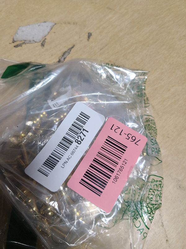 Photo 1 of 12 PCS Railing Bracket Spindles Furniture Connectors-Golden Iron Post End Caps for Glass Railing, Comes with Custom Screws and L-Shaped Wrenches to Easy Install