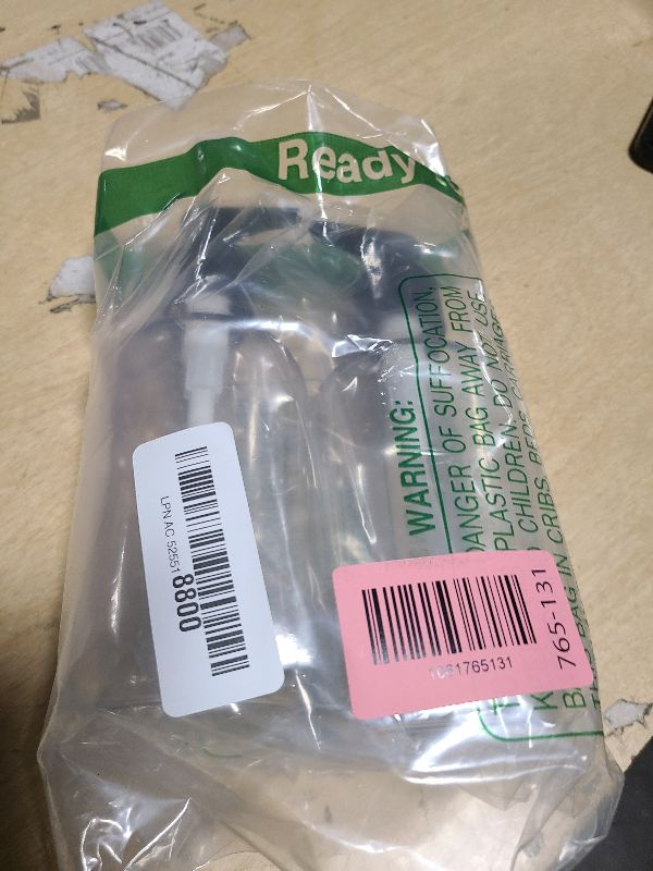 Photo 1 of 10 Ounce Clear Plastic Pump Bottle Dispenser, Refillable Empty Bottle Container with Pump for Essential Oil Soap Lotion Shampoo, 2 Pcs