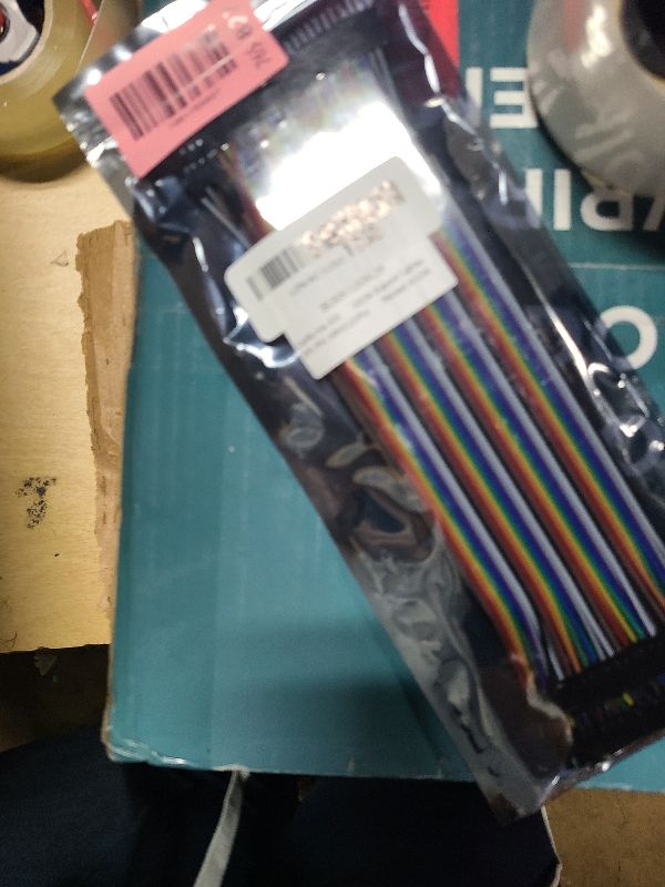 Photo 1 of 120pcs Multicolored Dupont Wire 40pin M/F, 40pin M/M, 40pin F/F Breadboard Jumper Ribbon Cables Kit Compatible with Arduino Projects(20cm/8inch)