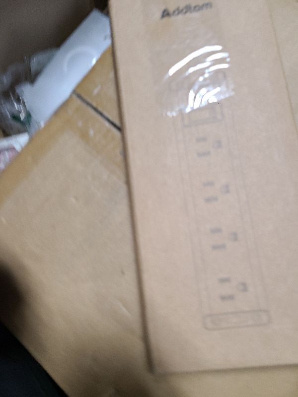 Photo 1 of 10 FT Extension Cord - Long Power Strip Surge Protector, Flat Plug, 12 Widely Outlets 3 Sides Outlet Extender, 900J, Wall Mount, Desk Charging Station Compact for Home Office Dorm Room Essentials