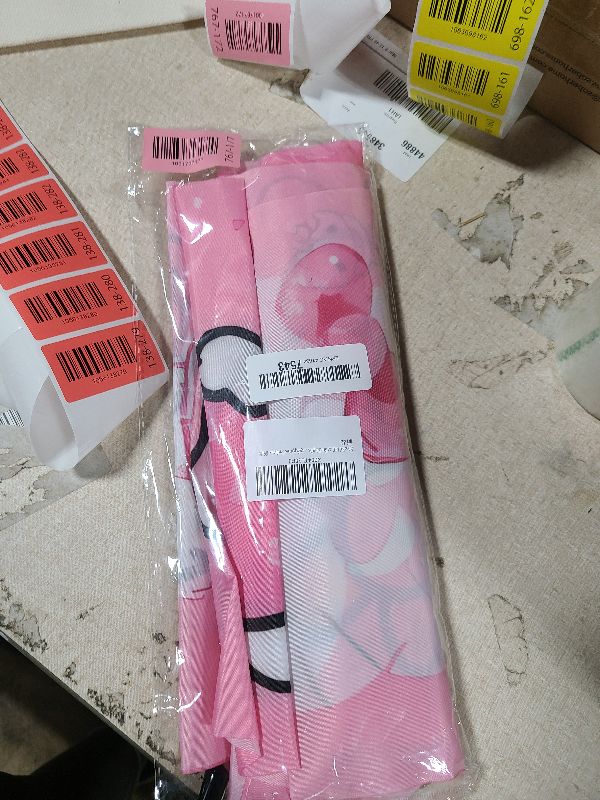 Photo 1 of 2 Pcs Hello Cats Birthday Decorations, Pink Party Porch Sign Door Banner, Birthday Party Supplies for Girls