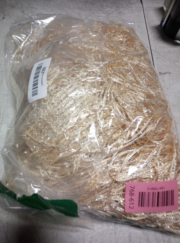 Photo 1 of 2 Pieces Light Yellow Glitter String Curtains, 39x79 Inch Doorway Beads Curtains, String Curtain for Doorway, Room, Closet Partition, Windows Wedding Party Boho Tassel Home Decoration