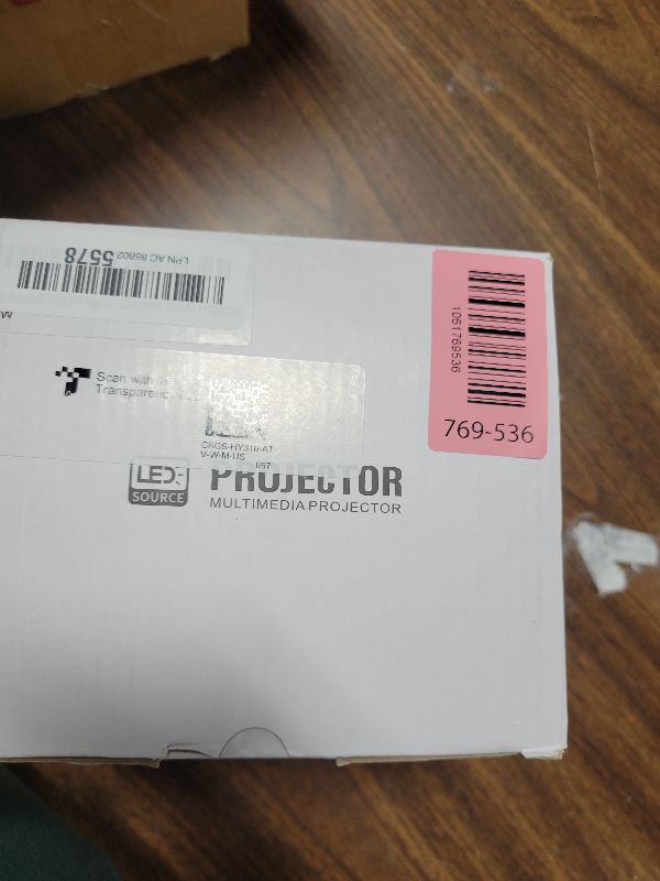 Photo 1 of ?Auto Focus&1080P?Magcubic Mini Smart Projector with 4K Support, Portable Projector with Wifi and Bluetooth, 5W Speaker, Built in Apps, Voice Control, Outdoor Movie Projector