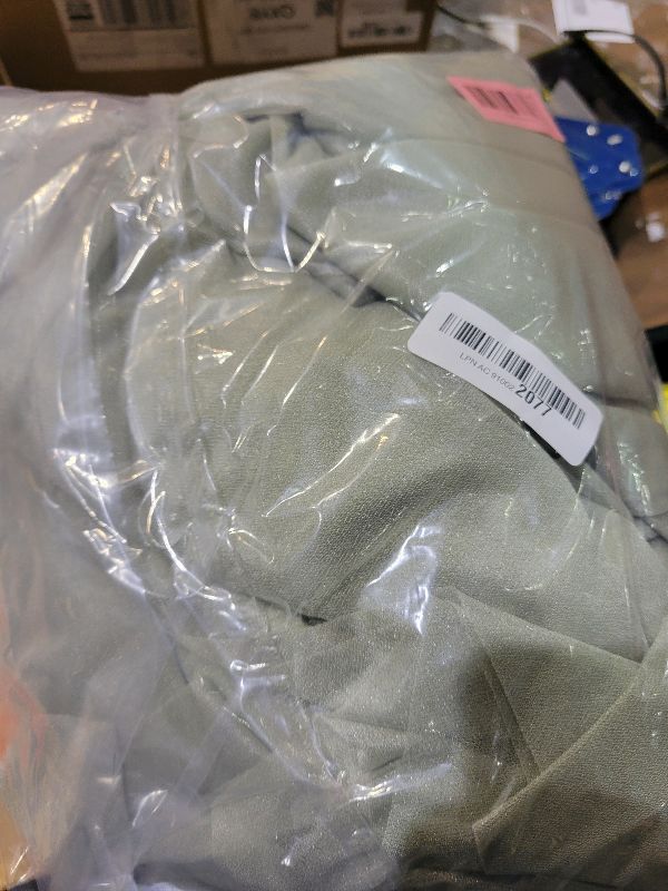 Photo 1 of 10x10ft Sage Green Backdrop Curtain with Lights String for Wedding, Wrinkle Free Tulle Backdrop Curtain for Baby Shower, Sheer Curtain with Lights for Birthday Party (5 x 10ft,2 Panels)