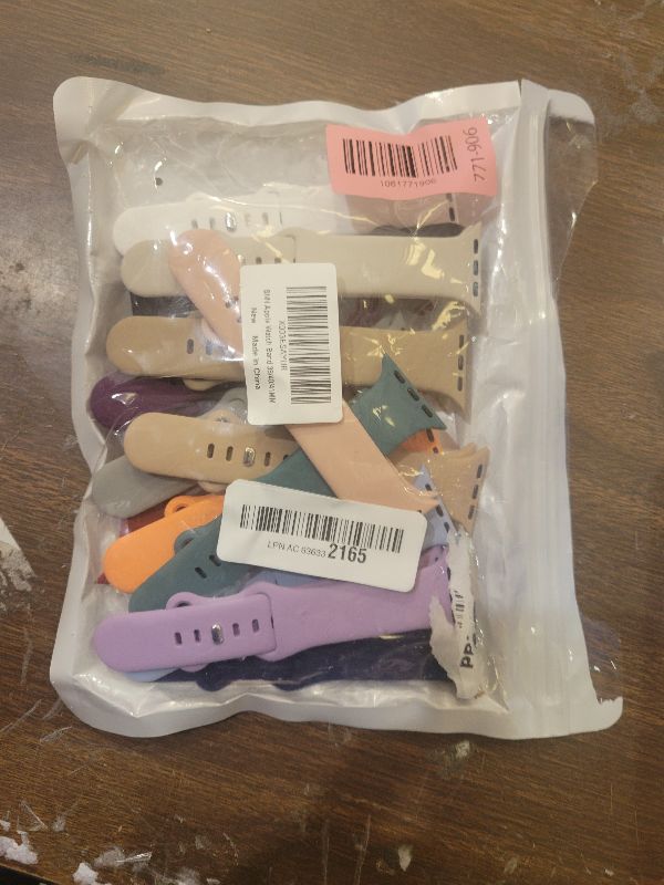 Photo 1 of 15 Pack Soft Silicone Bands Compatible with Apple Watch Band 40mm 41mm 38mm 45mm 44mm 42mm 46mm 49mm for Women Men,Sport iWatch bands Replacement Strap Wristbands for iWatch SE Series 10 9 8 7 6 5 4 3