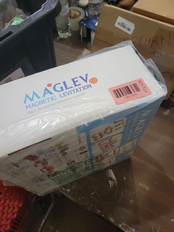 Photo 1 of 141 PCS klick Rail Electric Train Set with Racer 3D Train, Cube Track Car, STEM Educational Toy for Kids (Ages 3-8), Flexible Race Track for Boys & Girls