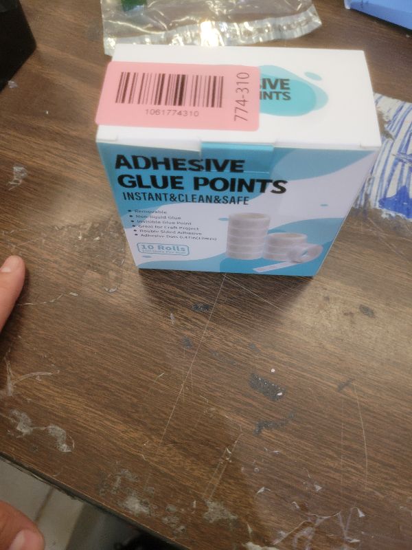 Photo 1 of 1000pcs Glue Point Clear Balloon Glue Removable Adhesive Dots Double Sided Dots of Glue Tape for Balloons Craft Glue Points Dots Sticky Dots or Wedding Decoration