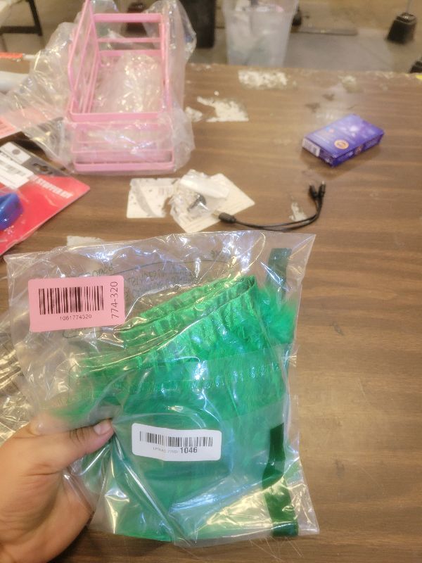 Photo 1 of 2 Yard Long, 6"-7" Height Marabou Turkey Fluff Feather Fringe Trim, Garment Accessories Feather DIY Decorative Material (Green)