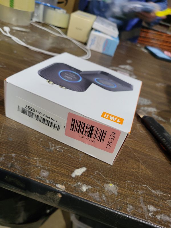 Photo 1 of 1Mii 2.4GHz Wireless Audio Transmitter Receiver Set (1 TX+1 RX) for TV, 262Ft/80M Long Range 25ms Low Latency with AUX RCA in/Out, Wireless Audio Adapter for TV PC Powered Speaker Amplifier Soundbar