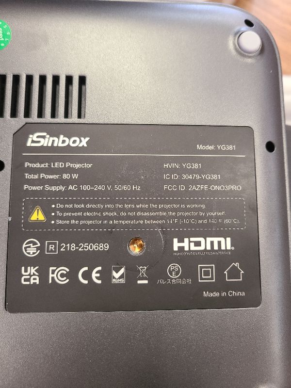 Photo 1 of [2000 ANSI/Auto Focus & Keystone/Built-in APP] 4K Outdoor Projector with Wifi and Bluetooth, Smart Portable Projector with Built in Apps YouTube/PrimeVideo & Dolby, Home Theater Projector with HDR10+