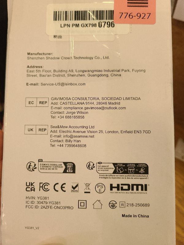 Photo 1 of [2000 ANSI/Auto Focus & Keystone/Built-in APP] 4K Outdoor Projector with Wifi and Bluetooth, Smart Portable Projector with Built in Apps YouTube/PrimeVideo & Dolby, Home Theater Projector with HDR10+