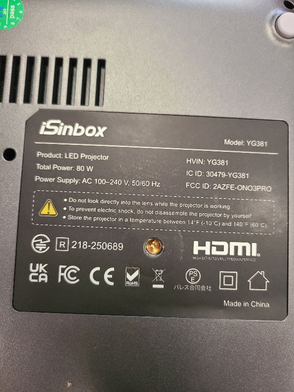 Photo 1 of [2000 ANSI/Auto Focus & Keystone/Built-in APP] 4K Outdoor Projector with Wifi and Bluetooth, Smart Portable Projector with Built in Apps YouTube/PrimeVideo & Dolby, Home Theater Projector with HDR10+