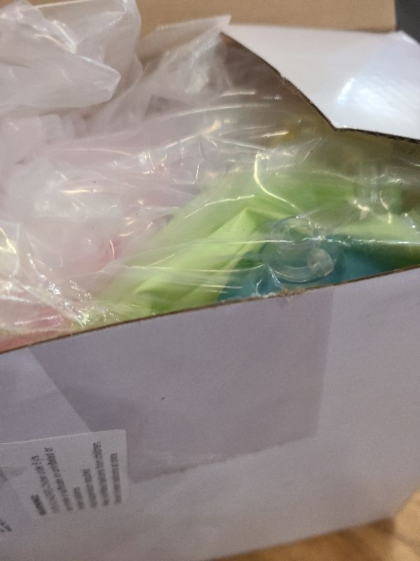 Photo 1 of 12 Pack 24 Inch Easter Inflatable Eggs Jumbo Outdoor Decorations Yard Lawn Decor Kids Toys Bunny Colorful Eggs Inflatable Ornaments for Garden, Party